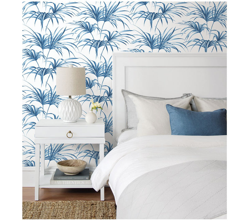 NextWall Tropical Palm Leaf Peel and Stick Wallpaper Roll — View 8