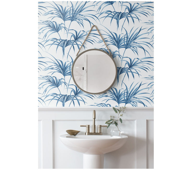NextWall Tropical Palm Leaf Peel and Stick Wallpaper Roll — View 6