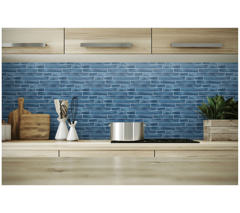 NextWall Brushed Metal Tile Peel and Stick Wallpaper Roll — View 8