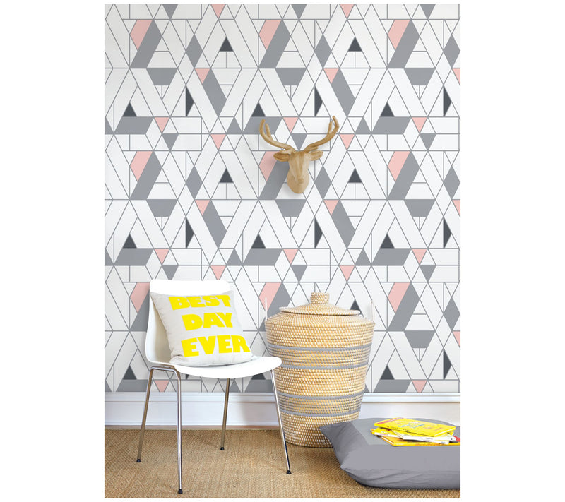 NextWall Kaleidoscope Peel and Stick WallpaperRoll — View 6