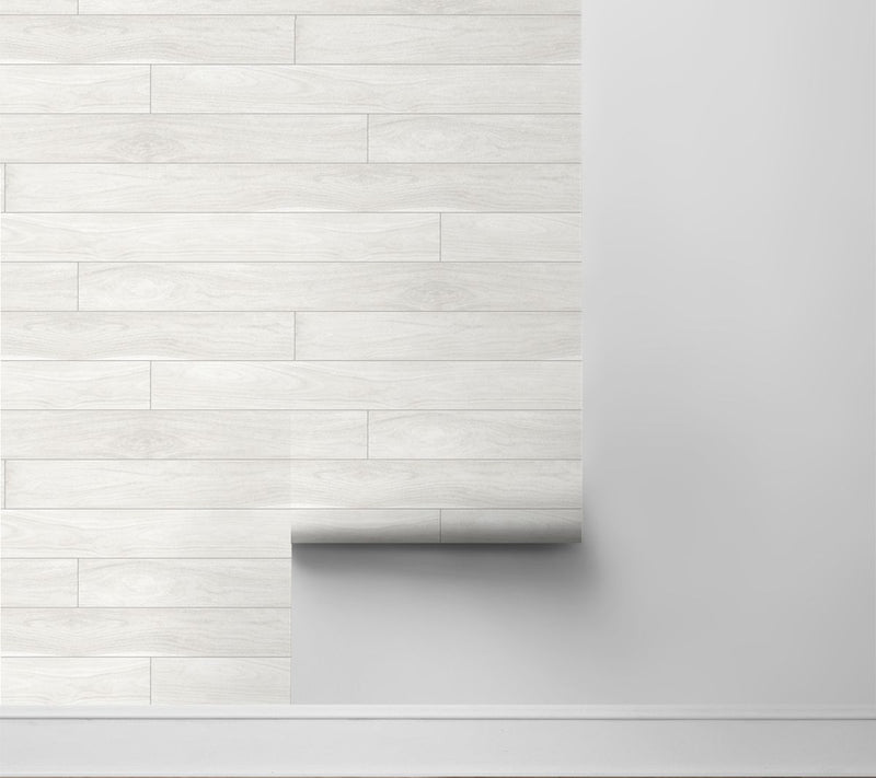 NextWall Teak Planks Peel and Stick Wallpaper Roll — View 11