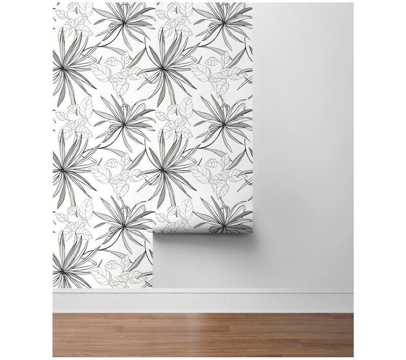 NextWall Spider Plants Peel and Stick WallpaperRoll — View 9