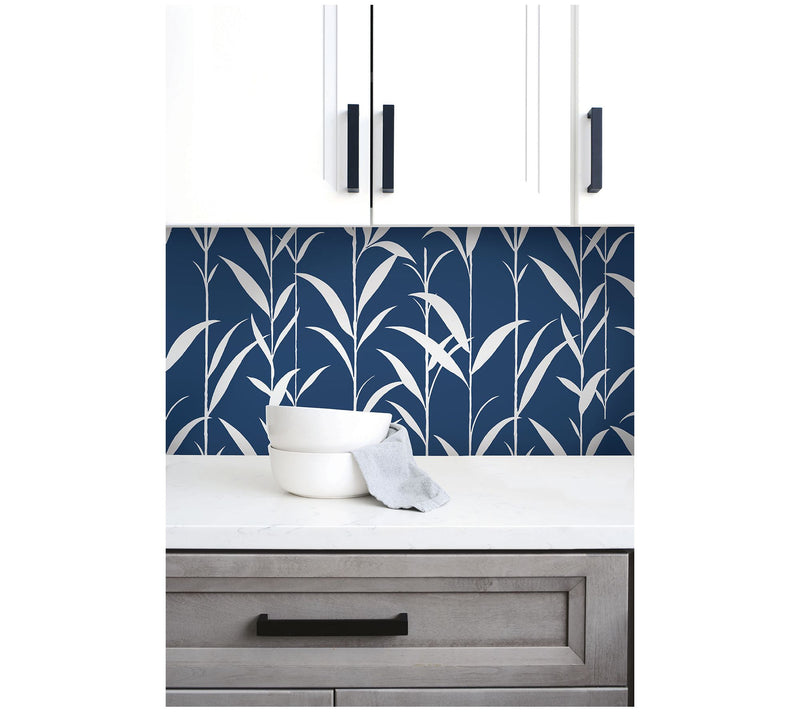 NextWall Bamboo Leaves Peel and Stick WallpaperRoll — View 11