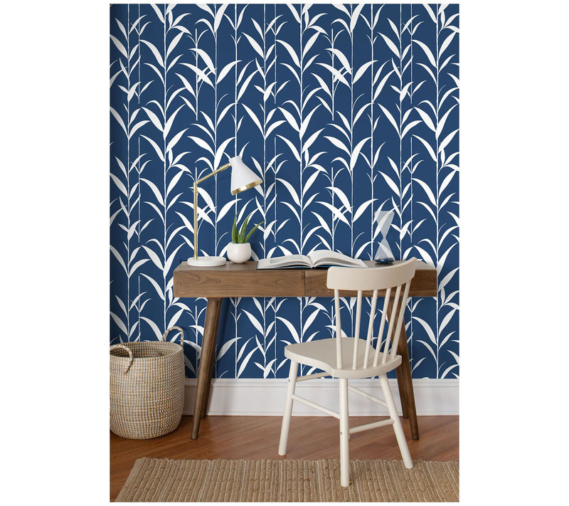 NextWall Bamboo Leaves Peel and Stick WallpaperRoll — View 8