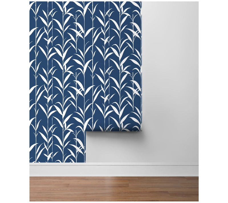 NextWall Bamboo Leaves Peel and Stick WallpaperRoll — View 12