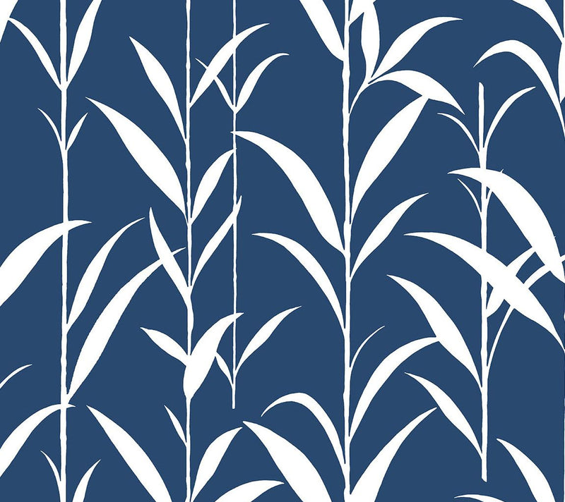 NextWall Bamboo Leaves Peel and Stick WallpaperRoll — View 5