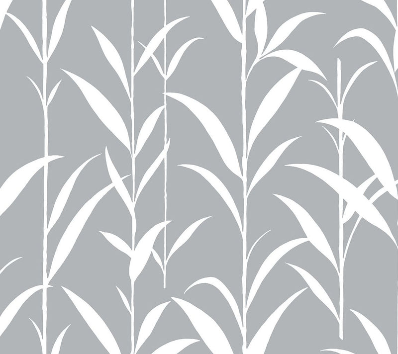 NextWall Bamboo Leaves Peel and Stick WallpaperRoll — View 3