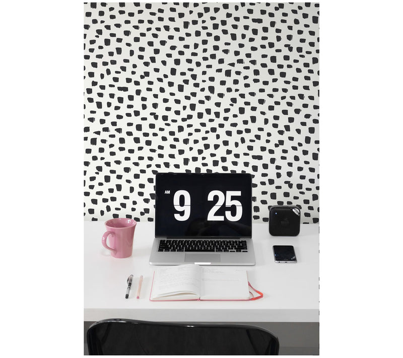 NextWall Speckled Dot Peel and Stick WallpaperRoll — View 5