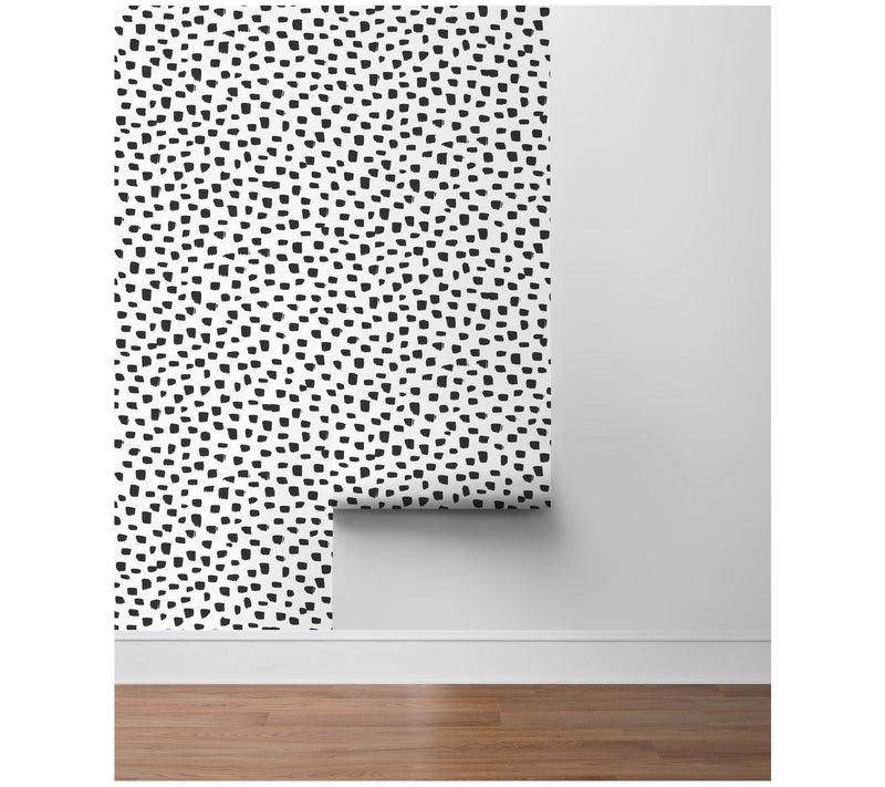 NextWall Speckled Dot Peel and Stick WallpaperRoll — View 6