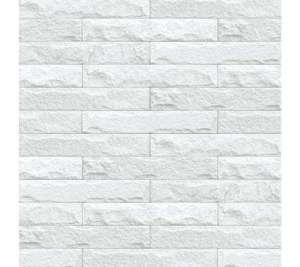 NextWall Limestone Brick Peel and Stick Wallpaper Roll