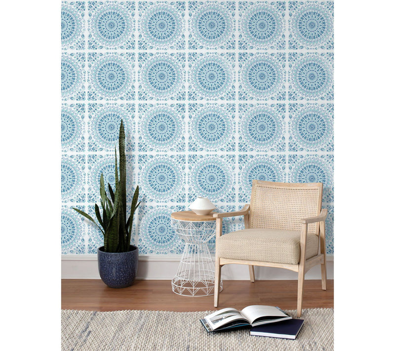 NextWall Mandala Peel and Stick Wallpaper Roll — View 2