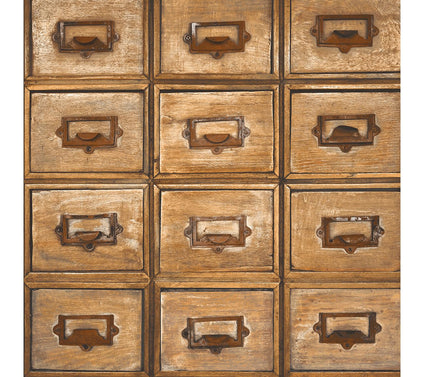 NextWall Library Card Catalog Peel and Stick Wallpaper Roll
