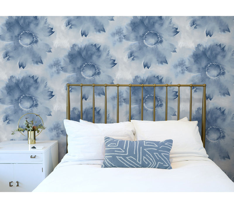 NextWall Watercolor Sunflower Peel and Stick Wallpaper Roll — View 2