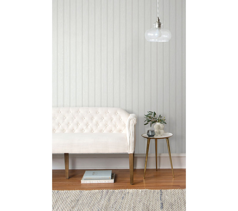 NextWall Faux Beadboard Peel and Stick Wallpaper Roll — View 2