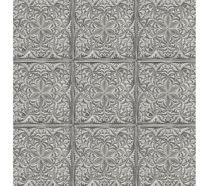 NextWall Faux Embossed Tile Peel and Stick Wallpaper Roll