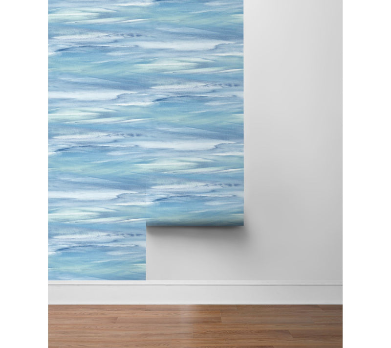 NextWall Sirius Brushstroke Peel and Stick Wallpaper Roll — View 5