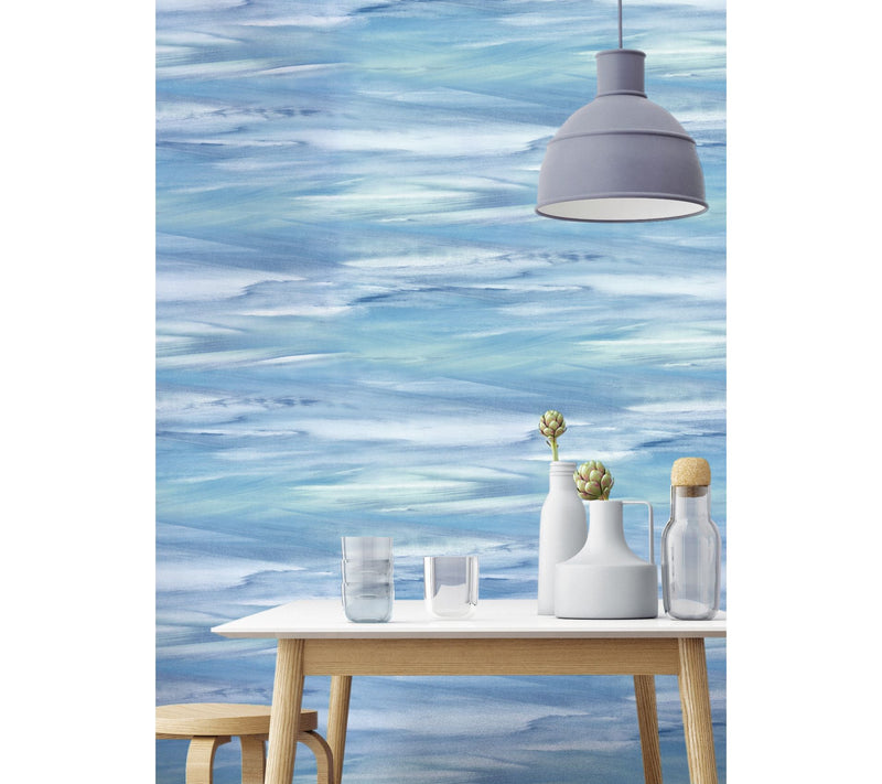 NextWall Sirius Brushstroke Peel and Stick Wallpaper Roll — View 2