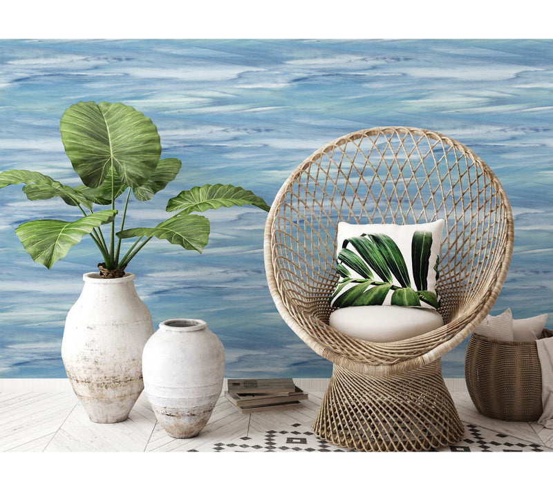 NextWall Sirius Brushstroke Peel and Stick Wallpaper Roll — View 3