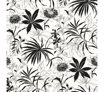 NextWall Tropical Garden Peel and Stick Wallpaper Roll