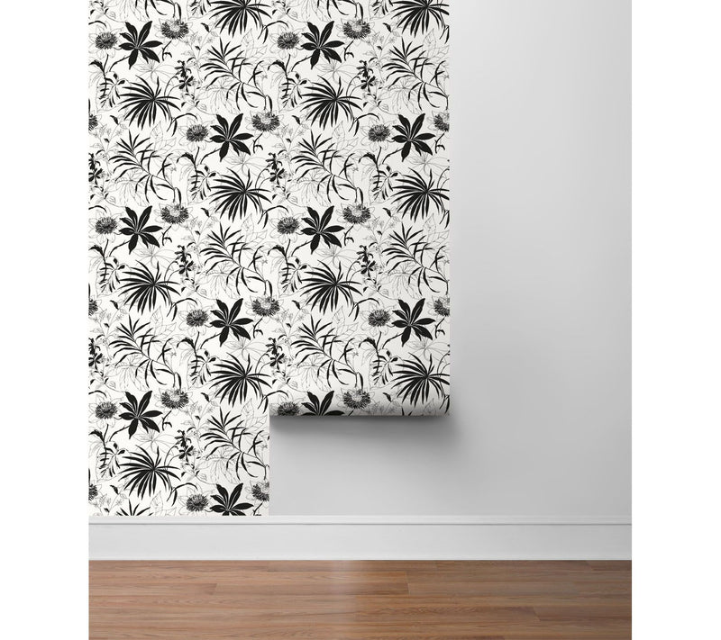 NextWall Tropical Garden Peel and Stick Wallpaper Roll — View 5