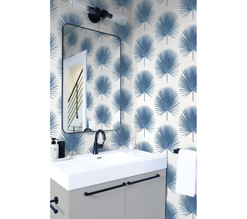 NextWall Palmetto Palm Peel and Stick WallpaperRoll — View 4