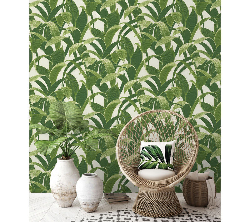 NextWall Banana Groves Peel and Stick WallpaperRoll — View 2