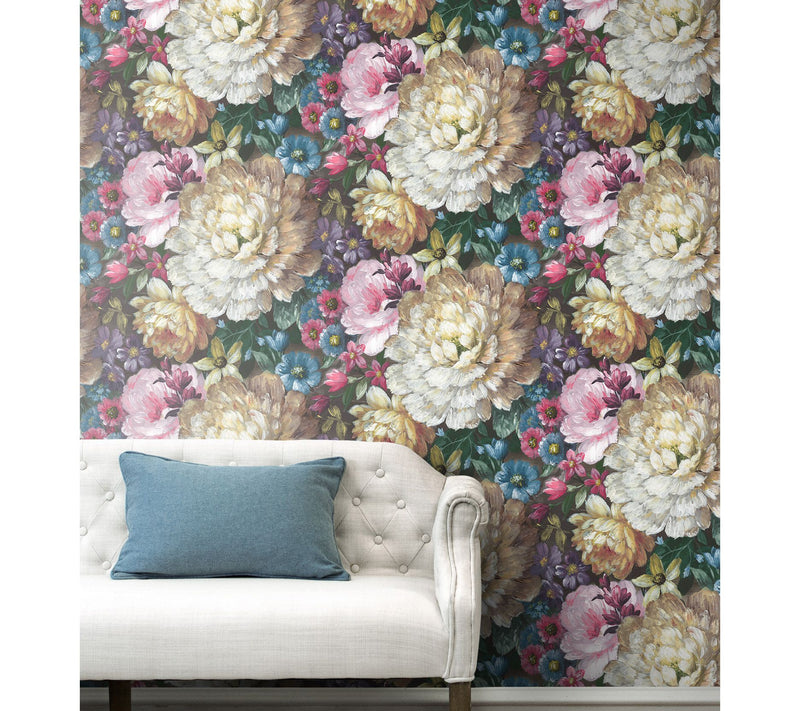 NextWall Blooming Floral Peel and Stick Wallpaper Roll — View 5