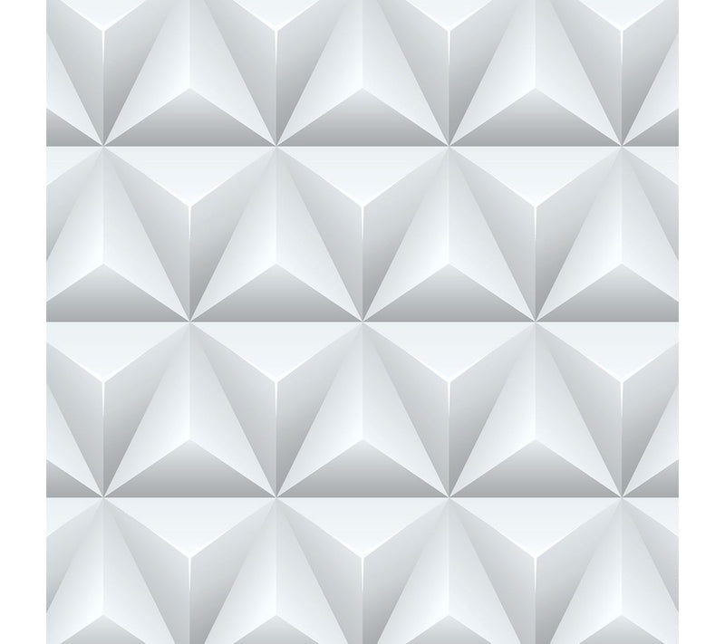NextWall Triangle Origami Peel and Stick Wallpaper Roll — Main view