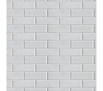 NextWall Faux Subway Tile Peel and Stick Wallpaper Roll