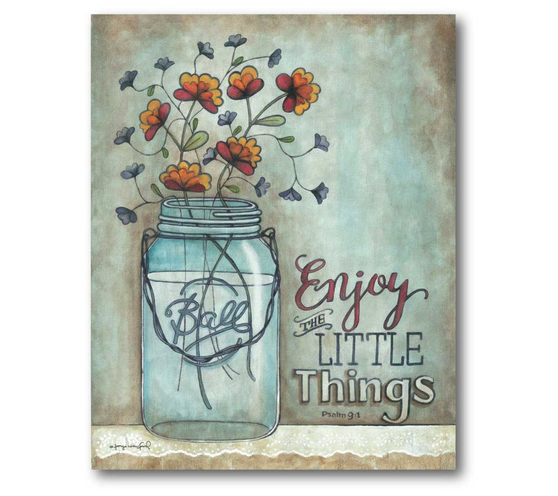 Courtside Market "Enjoy the Little Things" Canvas Wall Art — View 3