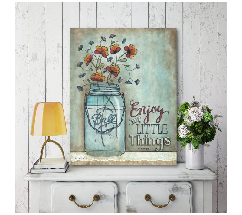Courtside Market "Enjoy the Little Things" Canvas Wall Art — View 5