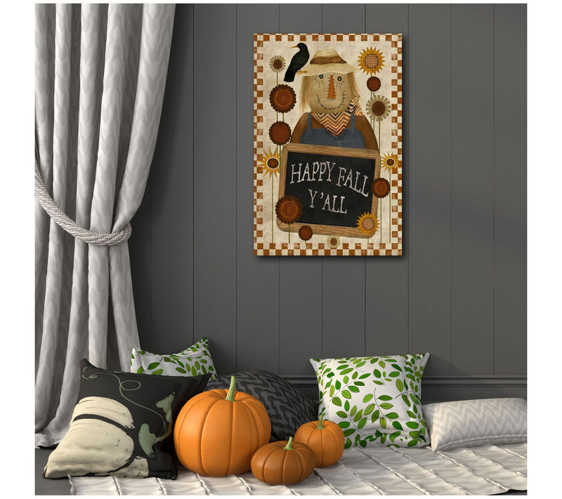 Courtside Market Happy Fall 12" x 18" Canvas Wa ll Art — View 5