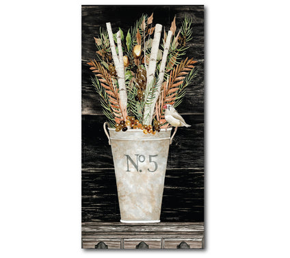 Courtside Market Autumn 12" x 24" Canvas Wall Art