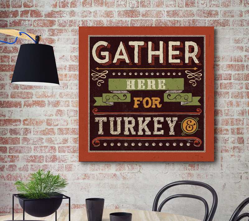Courtside Market GiveThanksI 16x16 Canvas Wall Art — View 4