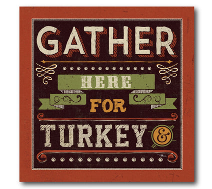 Courtside Market GiveThanksI 16x16 Canvas Wall Art