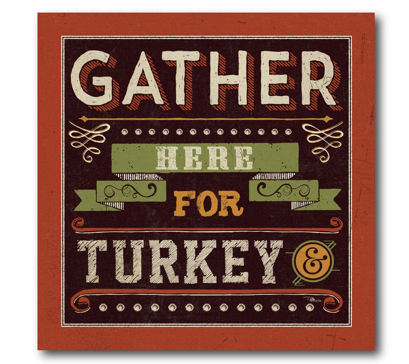 Courtside Market GiveThanksI 16x16 Canvas Wall Art — Main view