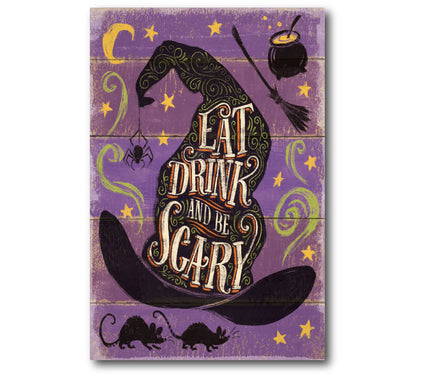 Courtside Market Fright Night II 12x18 Canvas Wall Art