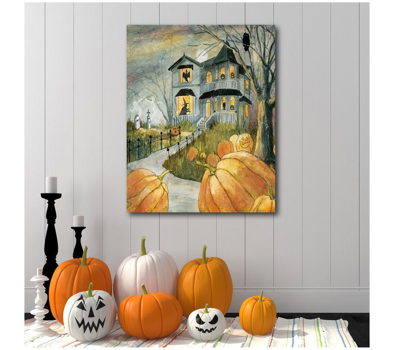 Courtside Market Haunted Patch 16x20 Canvas Wall Art — View 4