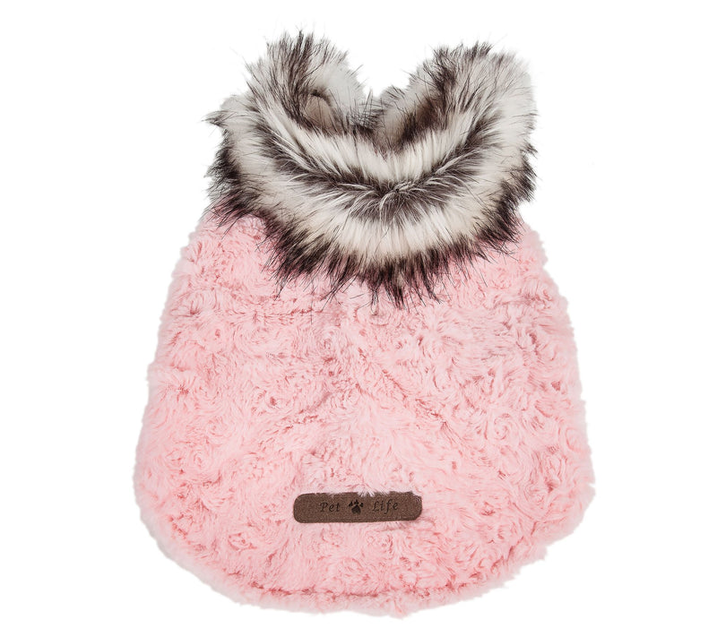 Pet Life Luxe 'Pinkachew' Mink Fur Dog Coat Jacket — View 8