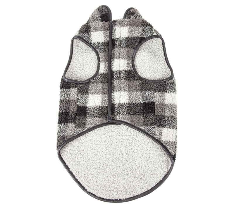 Pet Life 'Black Boxer' Classical Plaided Insulated Dog Coat — View 8