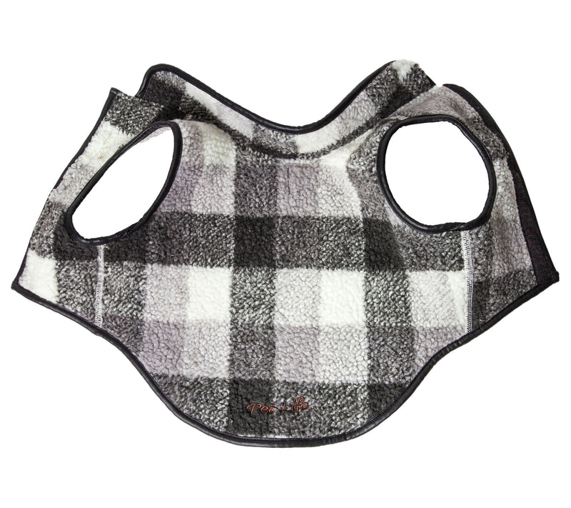 Pet Life 'Black Boxer' Classical Plaided Insulated Dog Coat — View 9