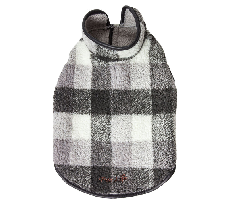 Pet Life 'Black Boxer' Classical Plaided Insulated Dog Coat — View 7