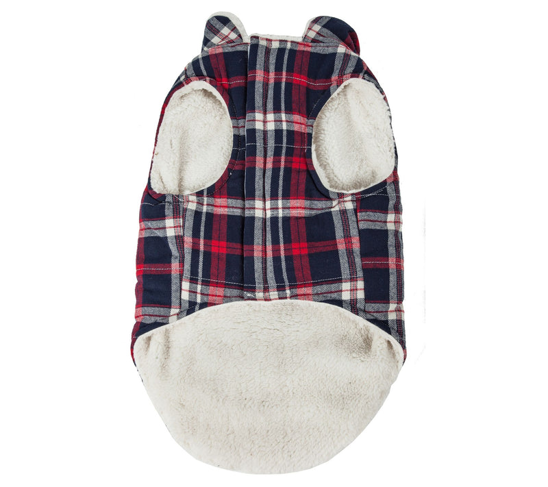 Pet Life 'Puddler' Classical Plaided Insulatedog Coat Jacket — View 7