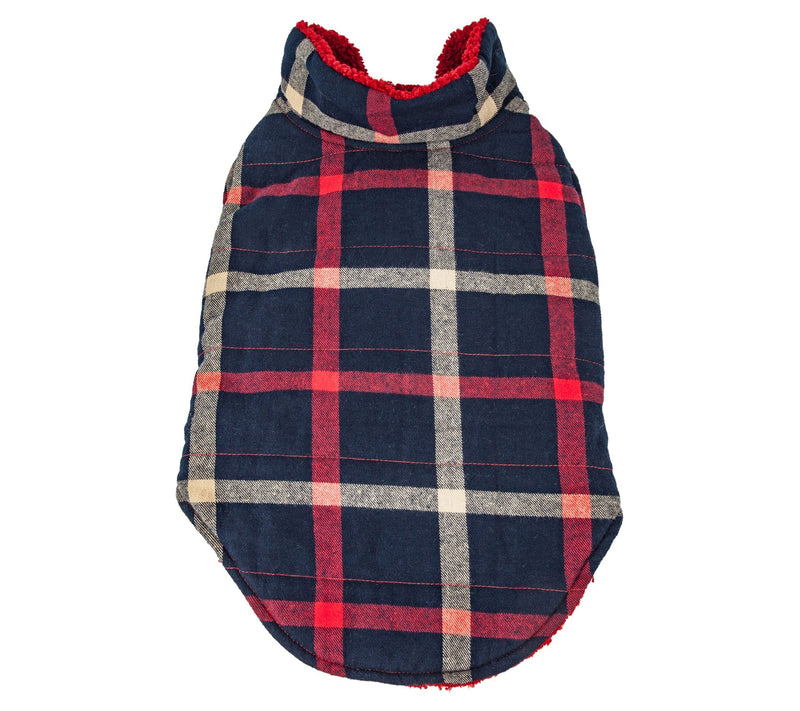 Pet Life 'Allegiance' Plaided Insulated Dog CoaJacket — View 8