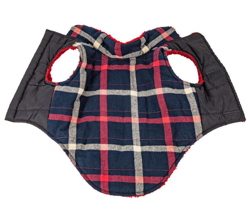 Pet Life 'Allegiance' Plaided Insulated Dog CoaJacket — View 11