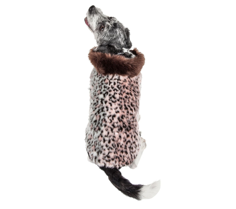 Pet Life Luxe 'Furracious' Cheetah Patterned Dog Coat Jacket — View 6