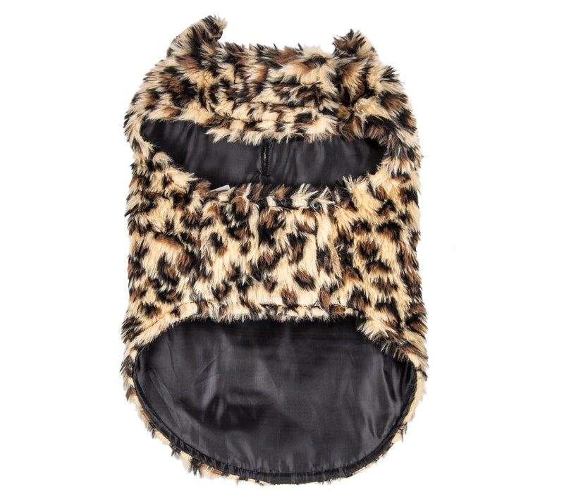 Pet Life Luxe 'Poocheetah' Cheetah Pattern Furog Coat Jacket — View 8