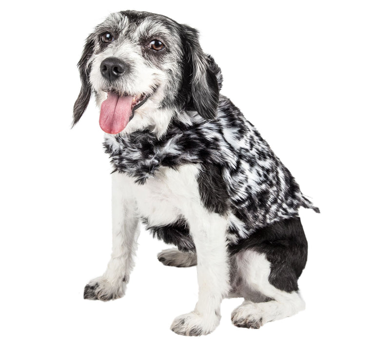 Pet Life Luxe 'Paw Dropping' Tiger Pattern Furog Coat Jacket — View 10