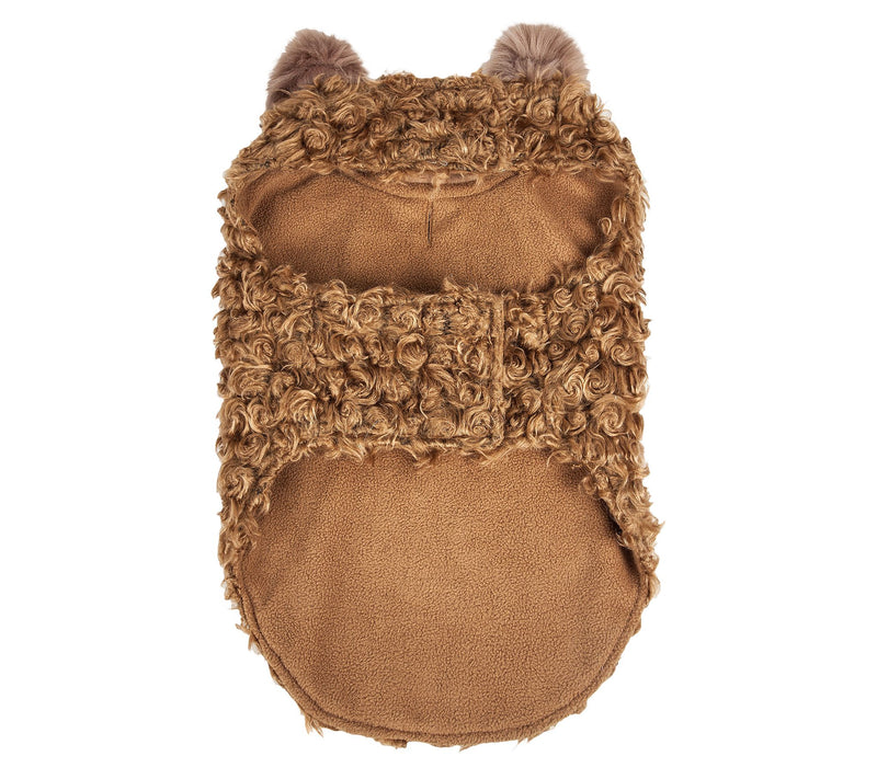 Pet Life Luxe 'Furpaw' Shaggy Elegant Designer Dog Coat Jacket — View 7