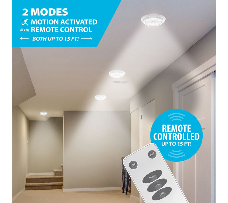 Bell + Howell Wireless Ceiling LED Light with Remote Control — View 6